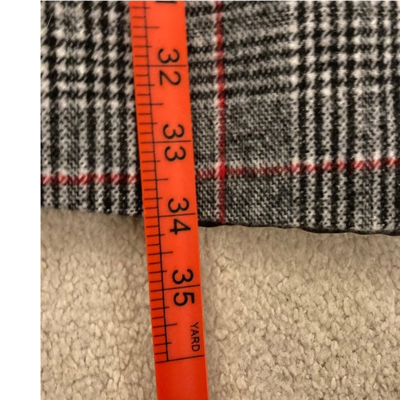 BNWT ARAY Mens Womens Unisex Plaid/Black & White Check Tweed Overcoat UK LARGE - Picture 12 of 13